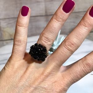 Beaded Ring Crystal and Wire